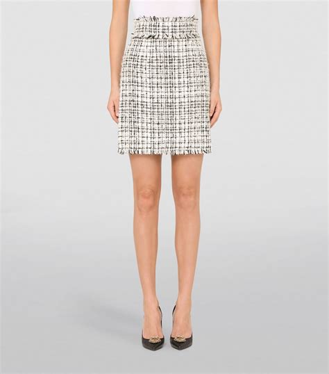 Dolce&Gabbana Tweed Mini Skirt .